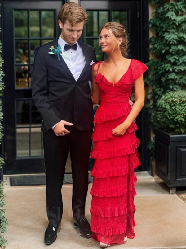 Red Prom Dress, Sexy Prom Dress fg2723