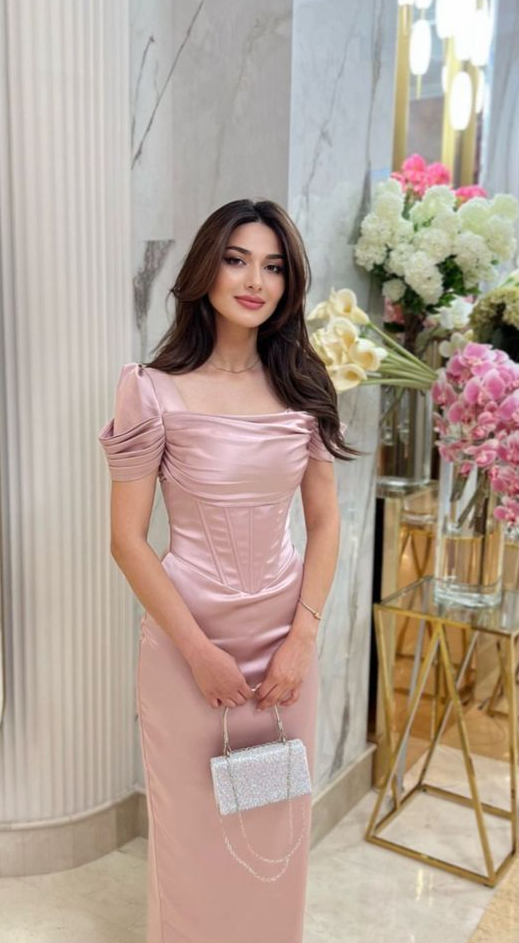 Fashion Prom Dresses Pink Sexy Evening Dress fg2845