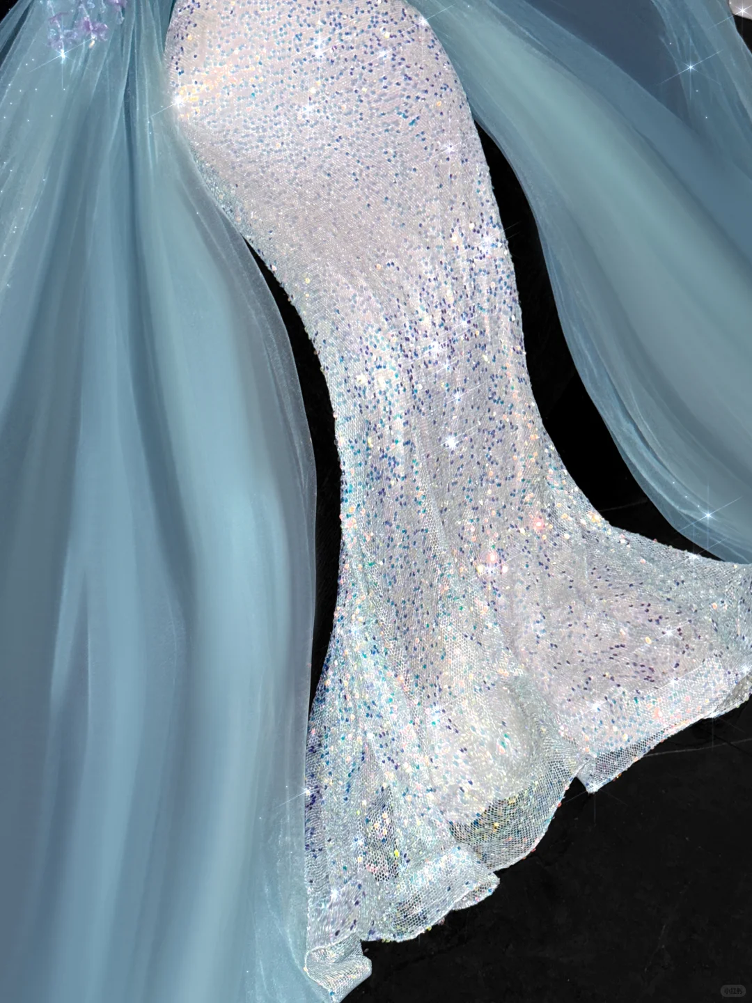 Vintage Shiny Sequined Sweetheart Spaghetti Strap Design Mermaid Prom Dress Evening Dress TP4223