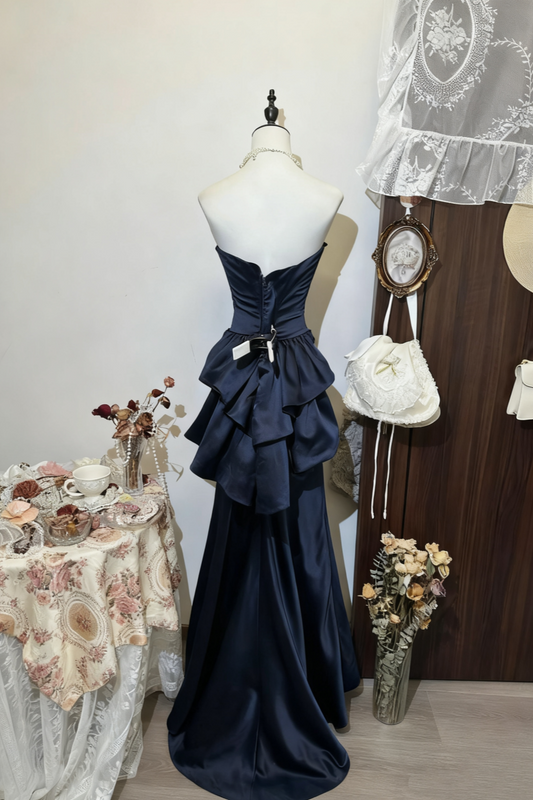 amakanas-New Navy Blue Formal Dress gh6121