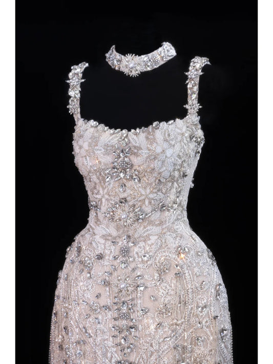 amakanas-Pink Exquisite Beaded Short Satin Homecoming Dress Birthday Party Dress gh5376