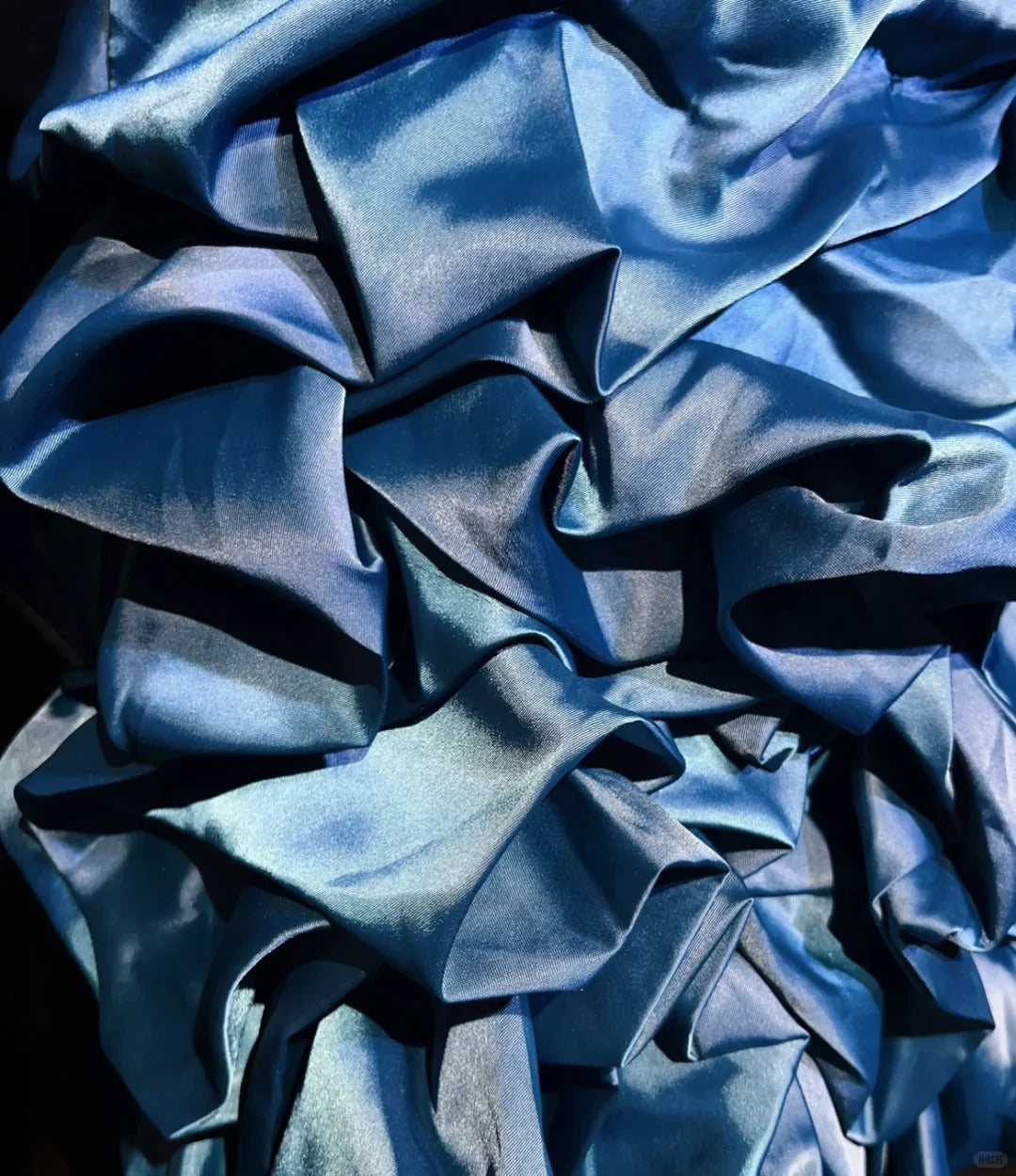 Blue Beaded Short satin Homecoming Dress Prom Dress Evening Dress gh4538