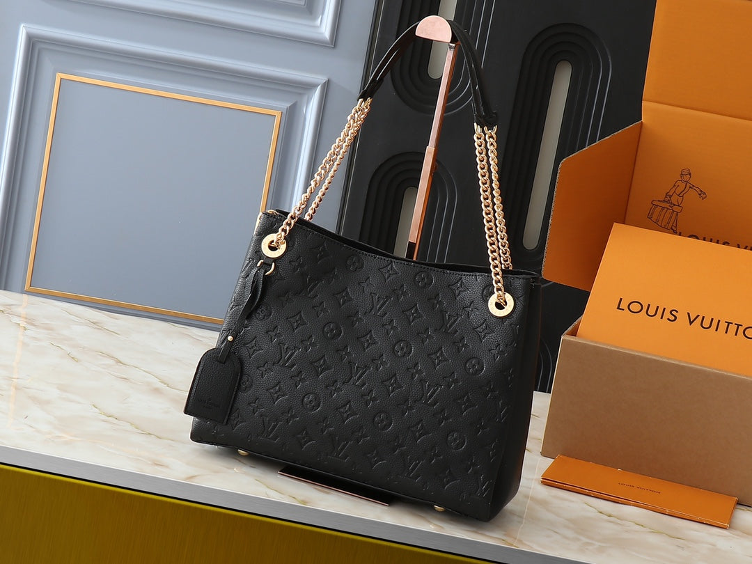 LOUIS VUITTON Monogram Surene MM Caramel 37x26x15cm