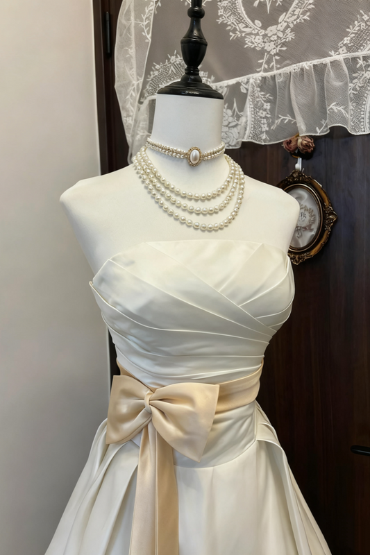 amakanas-Satin Formal Dress gh6122