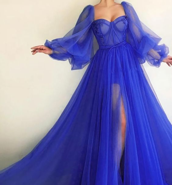 Long graduation Dresses Modest Prom Dress fg2501