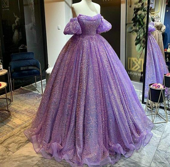Purple prom dresses, ball gown evening dresses,party dresses, formal dress fg3500
