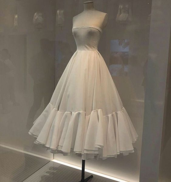 Ivory Elegant Formal Dress, Homecoming Dresses Party Dress fg3425