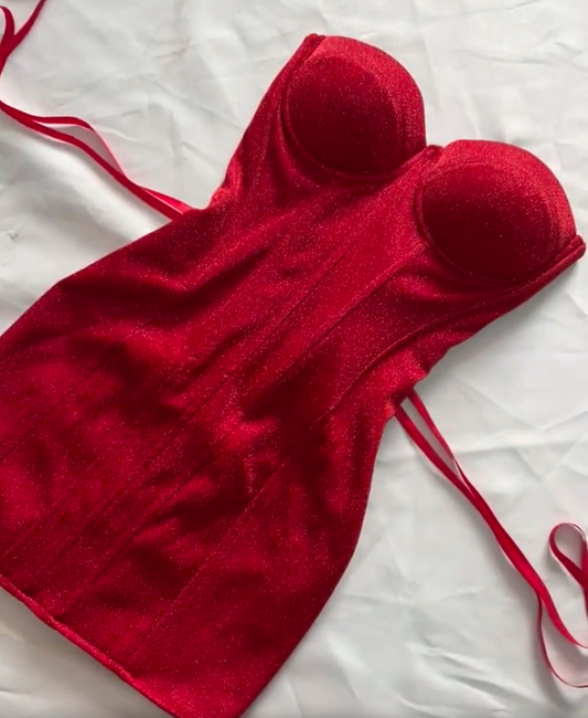 Elegant Sweetheart Bodycon Party Dress Short 18th Birthday Glitter Middle School Hoco Dresses ED03595