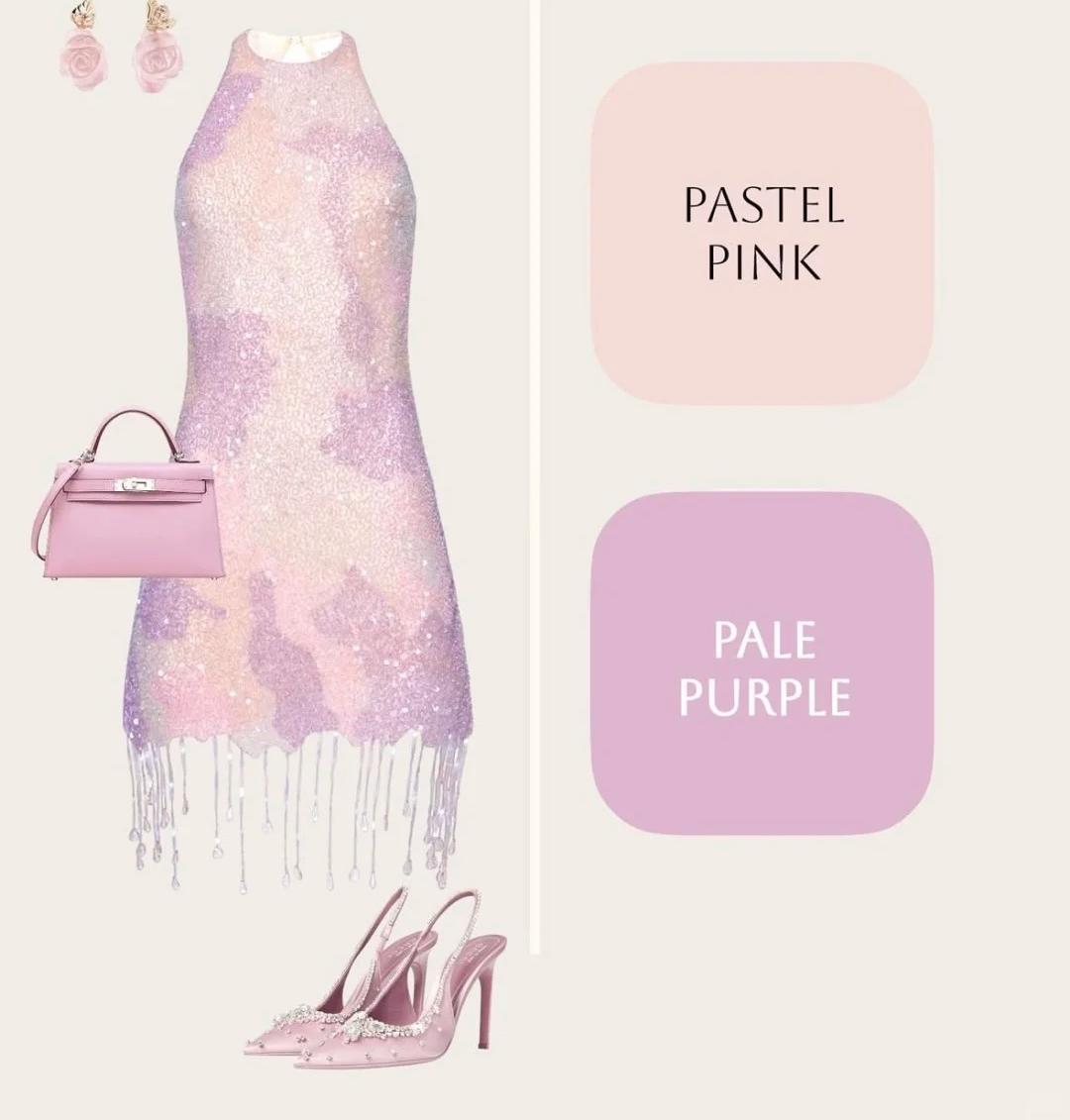 Fairytale Sheath Short Party Dress Round Neck Beaded Hoco Dresses Sweet Pink Birthday Outfit with Tassels ED03846