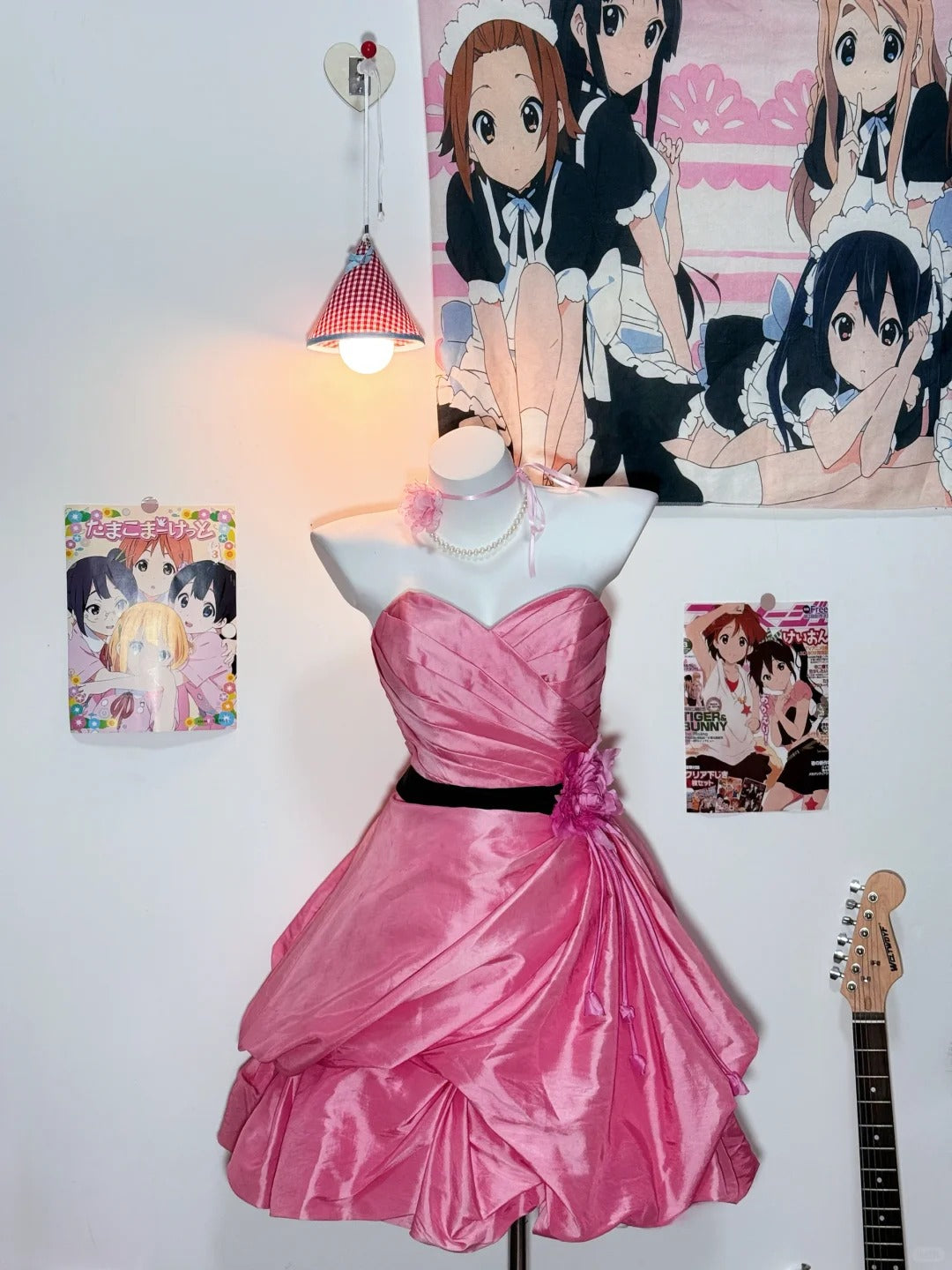 Retro Pink Ball Gown Birthday Dress Sweetheart Neck Short Homecoming Dress Sweet Taffeta Formal Dress ED03947