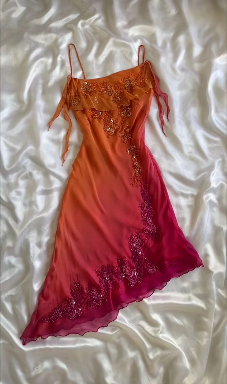 Gradient A Line Spaghetti Straps Chiffon Applique Short Prom Dress,Homecoming Dress,Birthday Dress GG2435