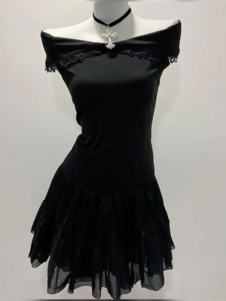 Elegant Black A Line Off The Shoulder Satin Short Prom Dress,Homecoming Dress,16th Birthday Dress GG3619
