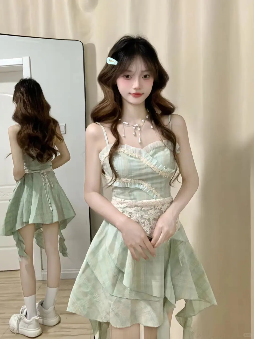 Chic A Line Spaghetti Straps Satin Short Prom Dress,Homecoming Dress,16th Birthday Dress GG3630