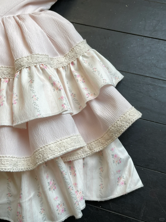 Pink 18th A Line Sapghetti Straps Satin Tiered With Bow Short Homecoming Dress,Summer Birthday Dress GG3746