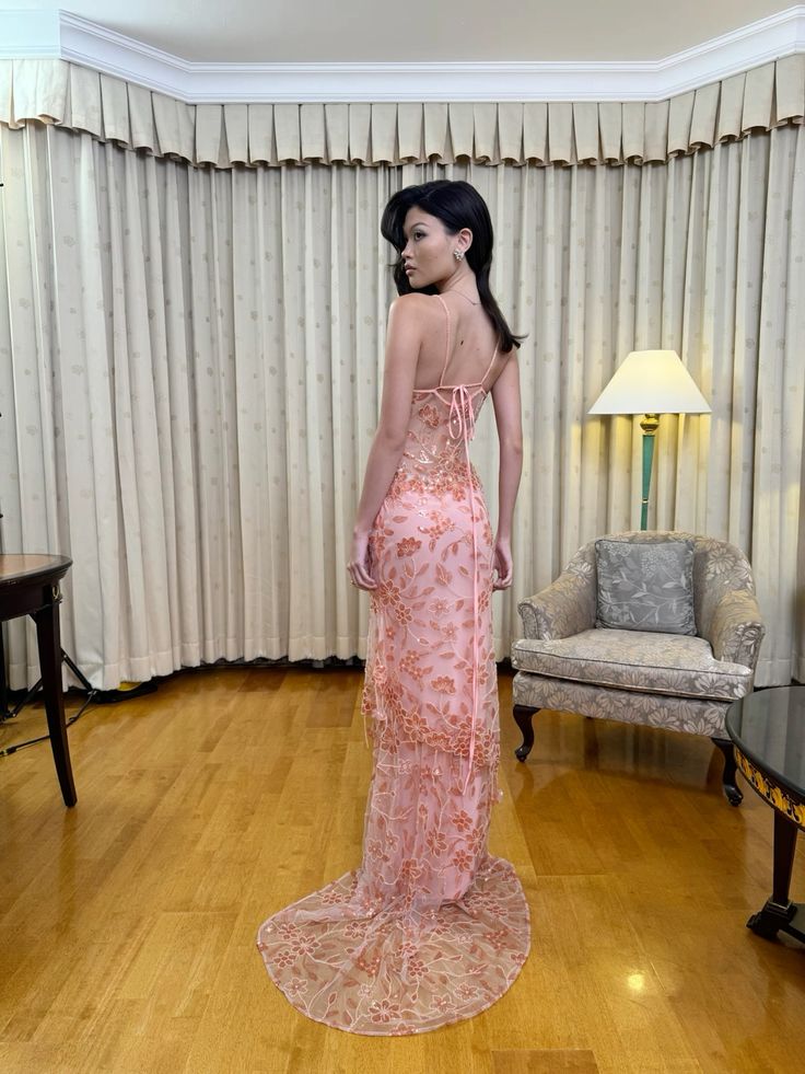 Sexy Mermaid Spaghetti Straps Tulle Applique Long Prom Dress,Evening Dress GG822