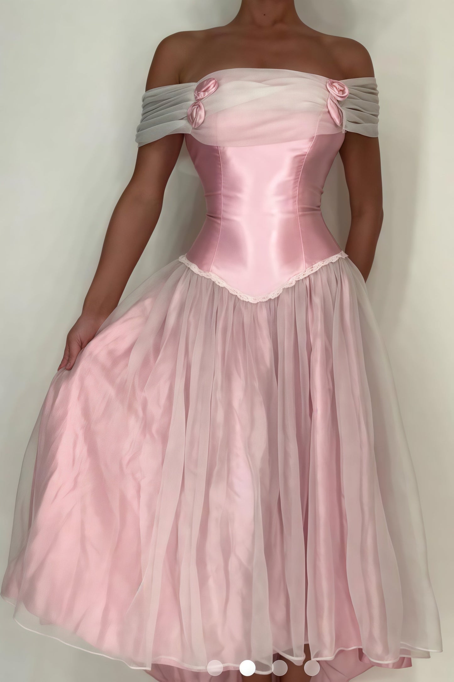 Off The Shoulder Pink Homecoming Dresses, High Low Party Dress,AST1801