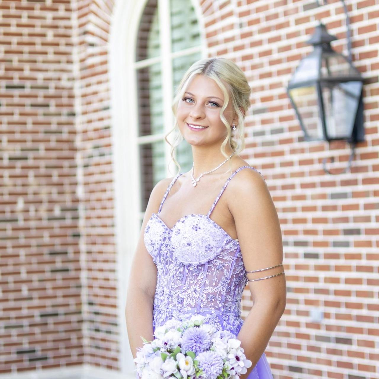 Vintage Lilac Applique Sequin Prom Dress Sweetheart A-Line Evening Dress Long Formal Dress TP4652