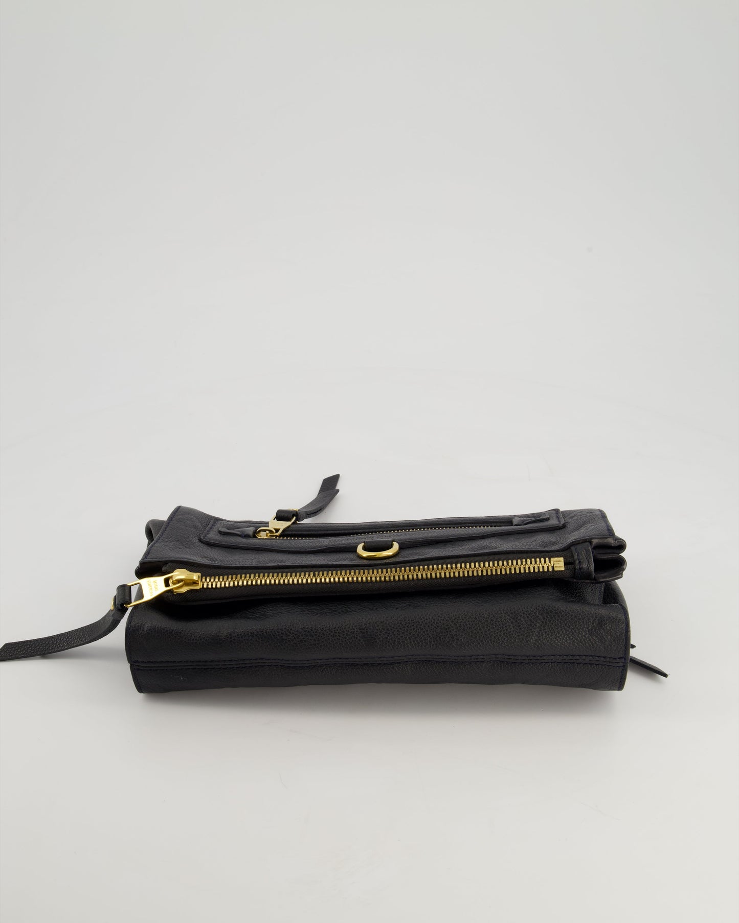 Louis Vuitton Navy Petillante Clutch Bag with Empreinte Leather and Gold Hardware