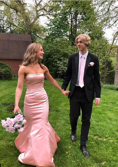 Elegant Pink Mermaid Satin Strapless Long Ball Gown Bridesmaid Dress TP2235