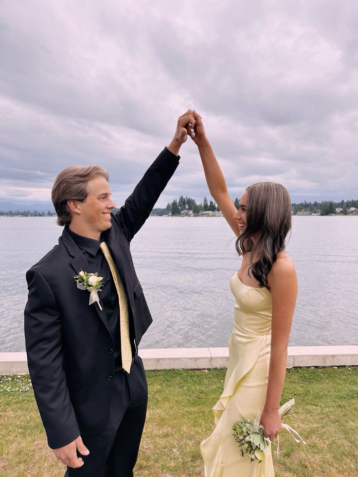 Simple Yellow Mermaid Slit Ruffled Prom Dress Bridesmaid Dress TP2615