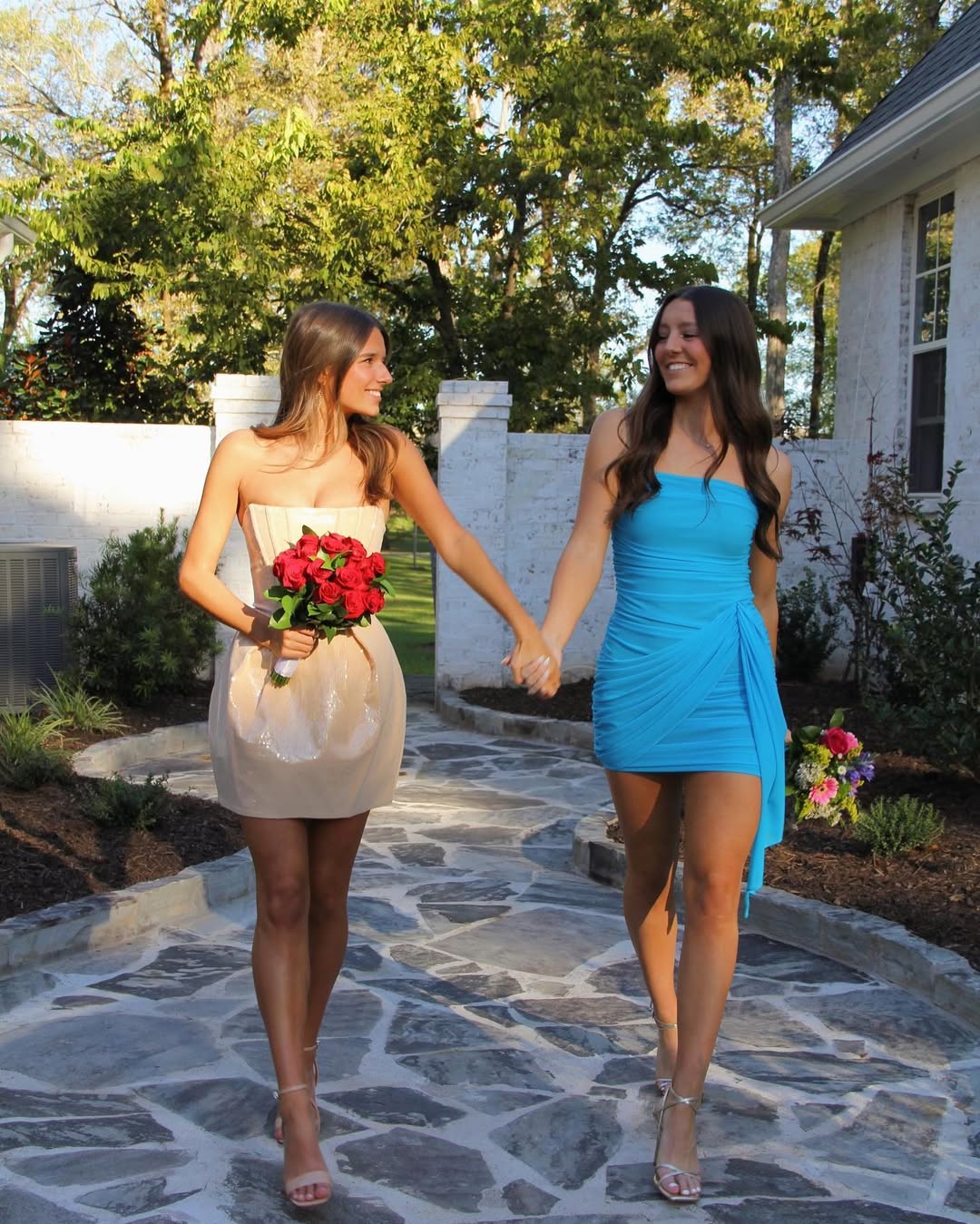 Strapless Blue Ruched Sheath Short Dresses Prom