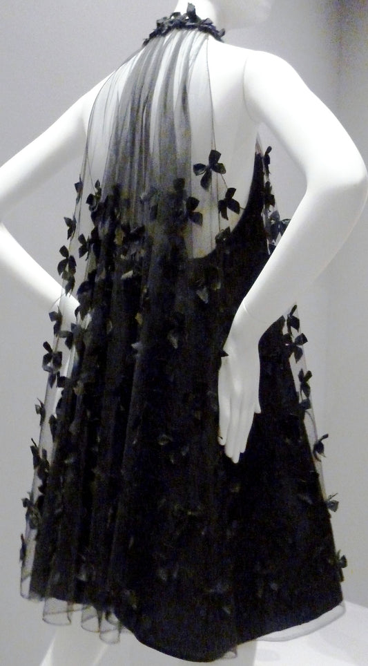 amakanas--Black Exquisite Butterfly Short Tulle Beautiful Suspender Homecoming Dress gh5692