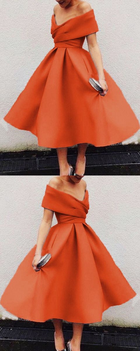 burnt Orange bridesmaid dresses prom dresses cg17235