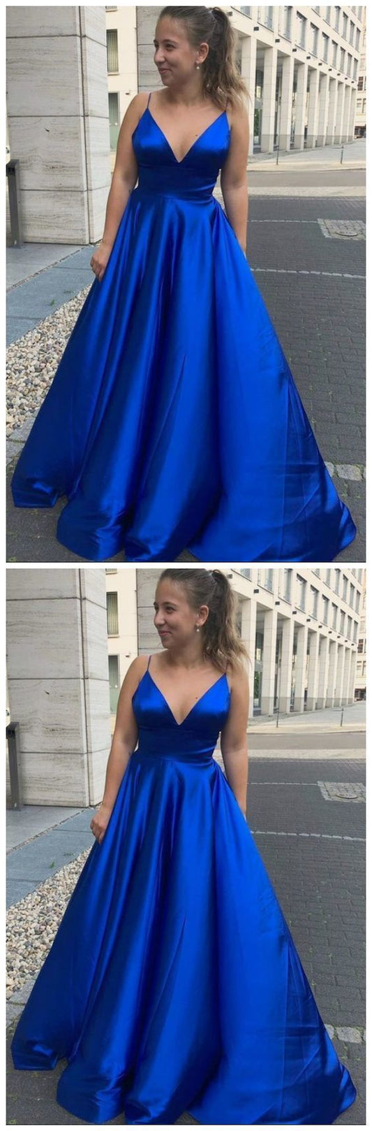 Simple Royal Blue Prom Dresses Long Prom Dresses cg6929