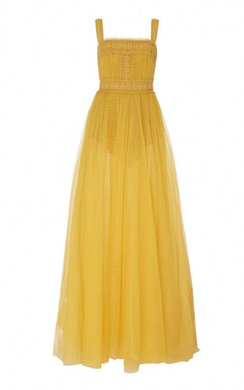 Yellow Lace Wide Sling prom Dresses,Charming A-Line Sleeveless prom Dresses cg8153