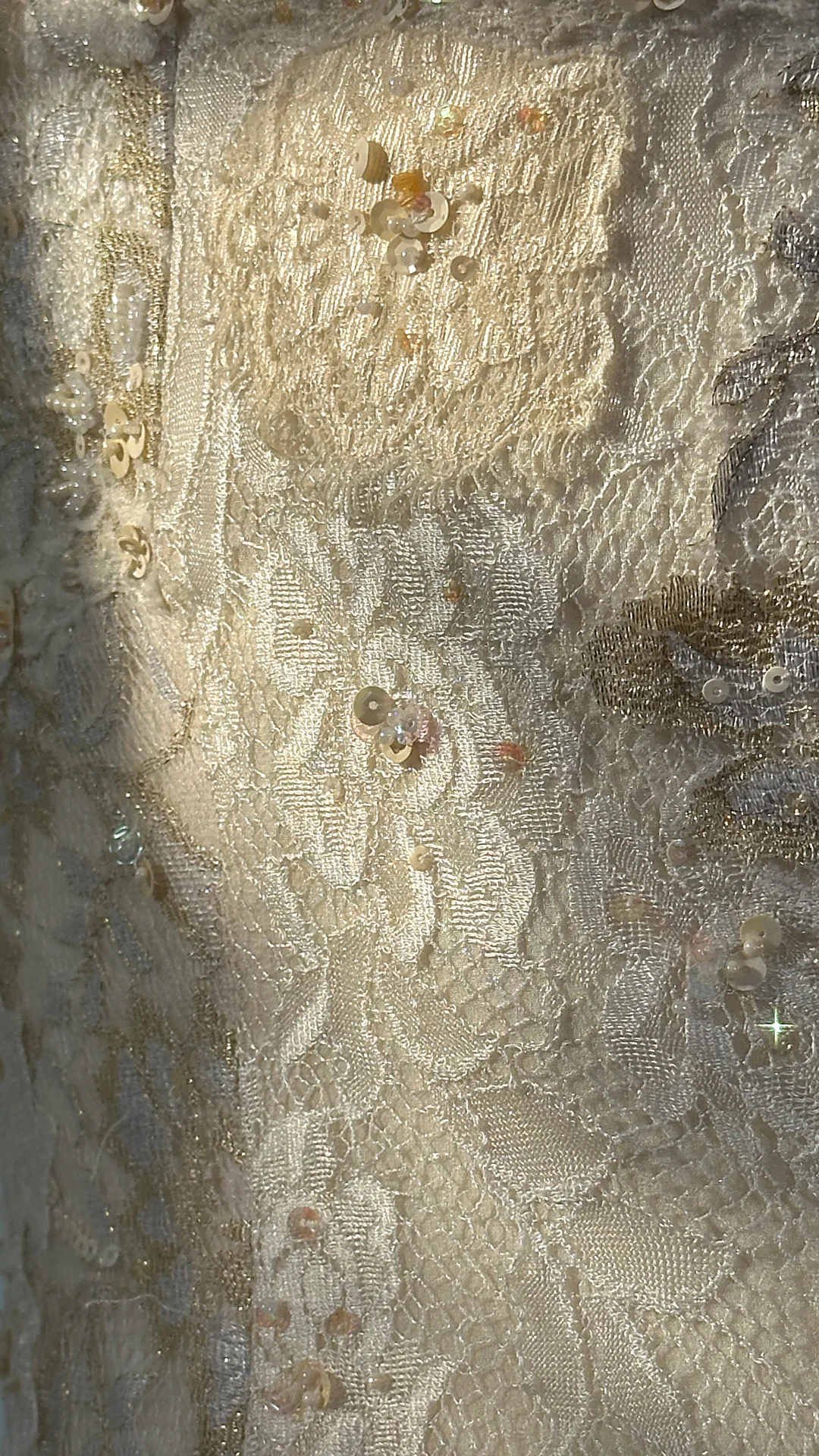 Vintage Ivory Lace Homecoming Dress Shiny Sequin V-neck Sheath Party Dress Cocktail Dress TP4553