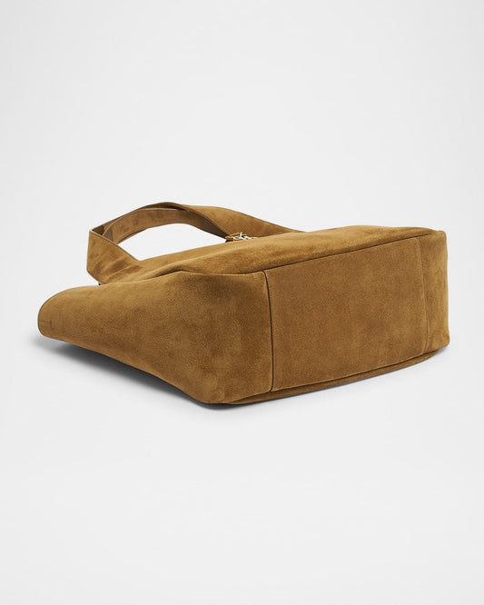 Saint Laurent Bea YSL Cabas Tote Bag in Suede