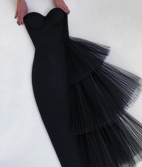 White evening dress Sexy Prom Dress fg2873