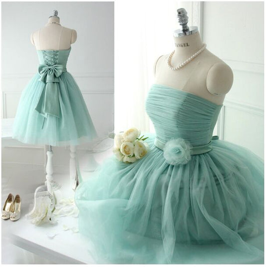 Cute short prom dress,homecoming dress,bridesmaid dress 7629