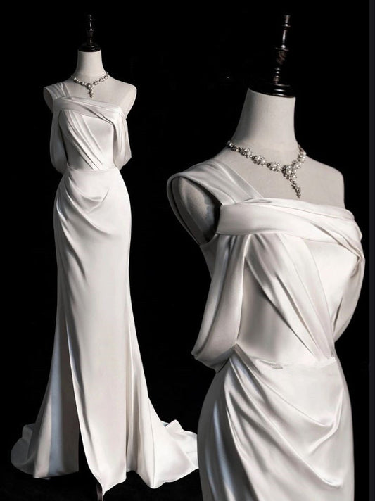 Simple Prom Dresses, Mermaid Wedding Dress Bridal Gown      cg25362