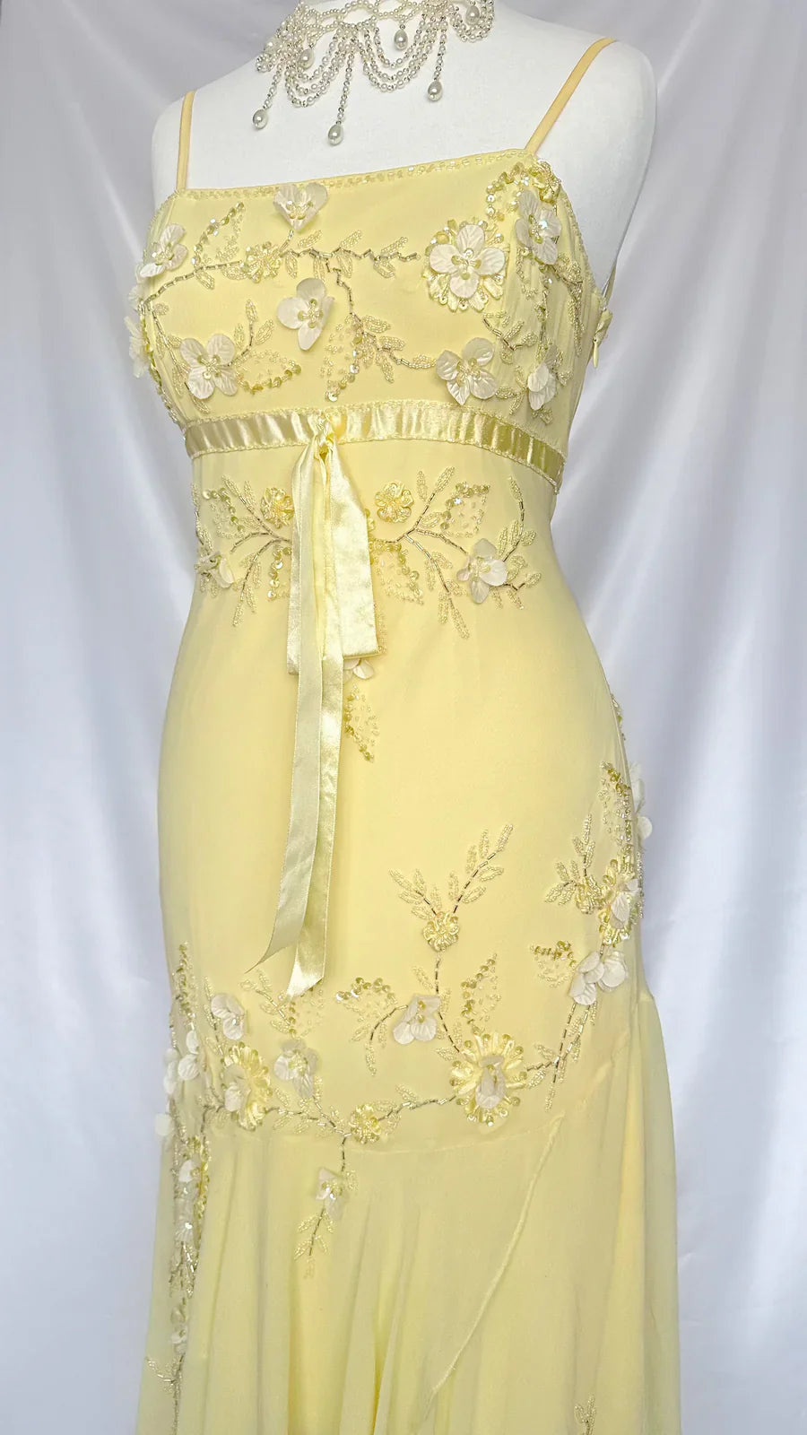 Yellow Beaded Short Homecoming Dress Cute Elegant Chiffon Birthday Dress gh4445