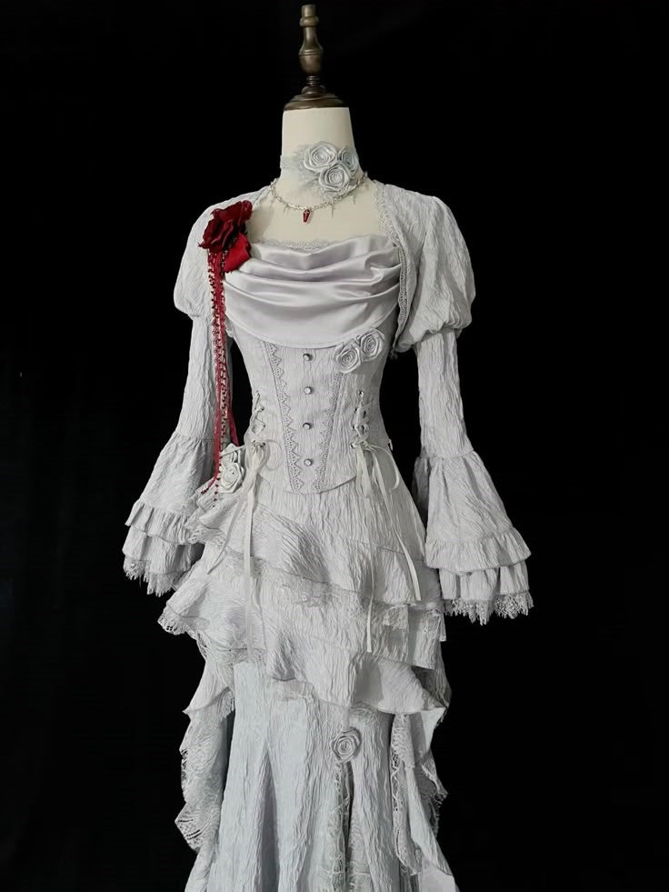 White Retro Fashion Elegant Long/Short Lace Homecoming Dress Prom Dress Evening Gown gh3443