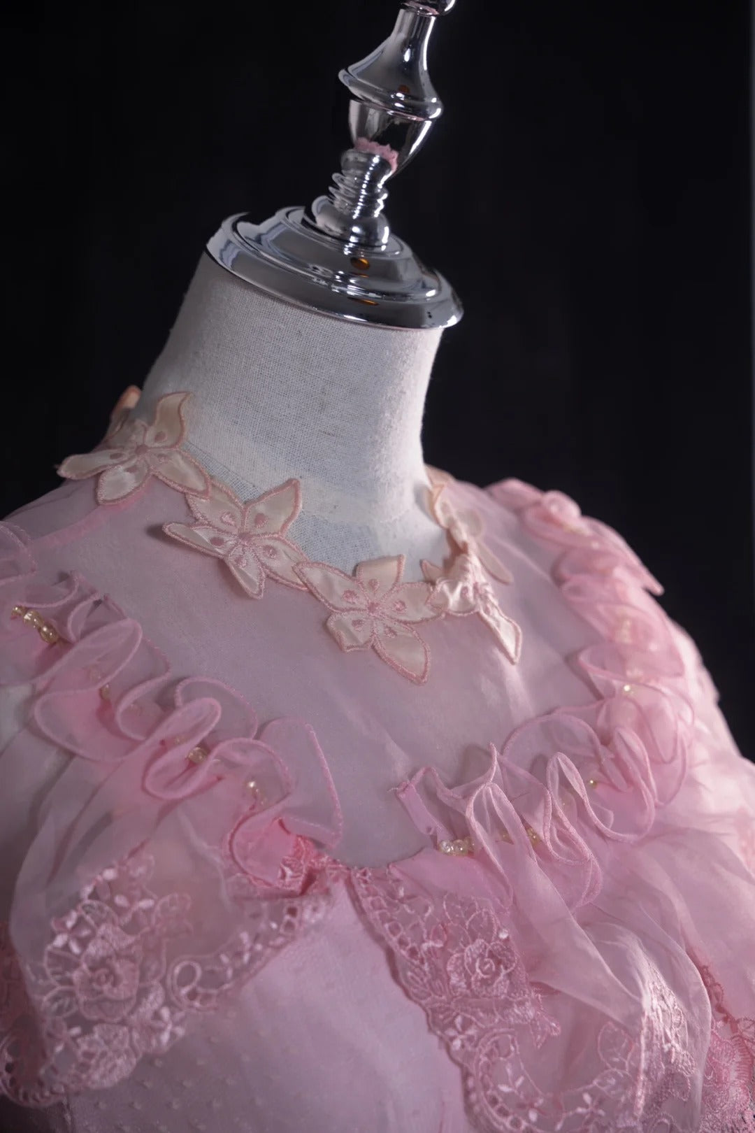 Pink Sweet Tulle Homecoming Dress Vintage Prom Dress Birthday Dress gh4542