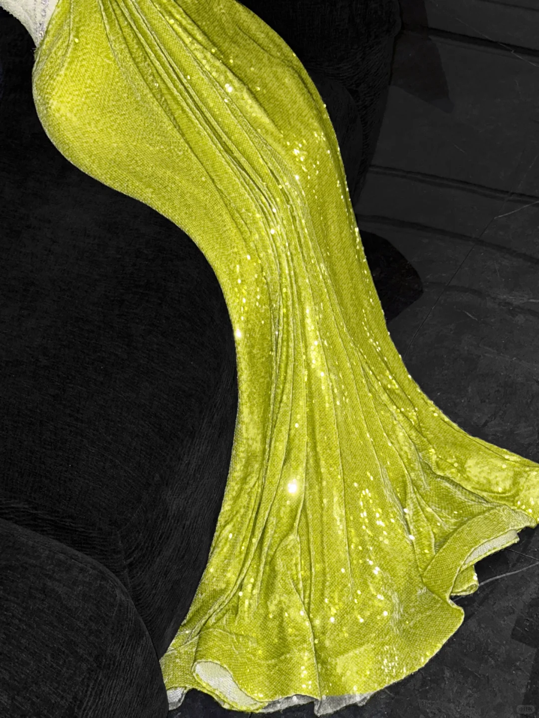 Sparkling Green Sequined Design Elegant Mermaid Prom Dress Evening Dress TP4214