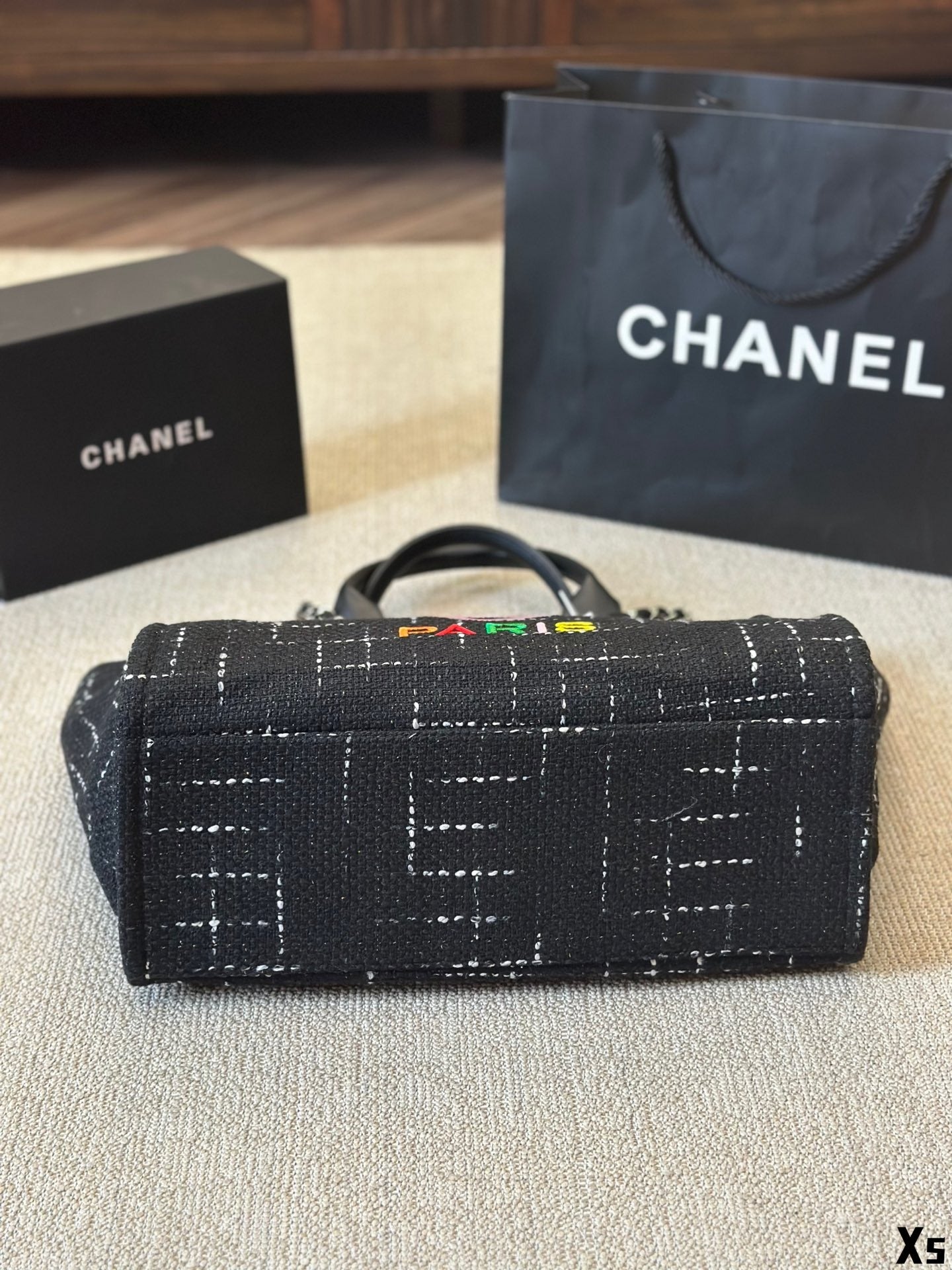 CHANEL cc new arrival tote bag size  37x32cm