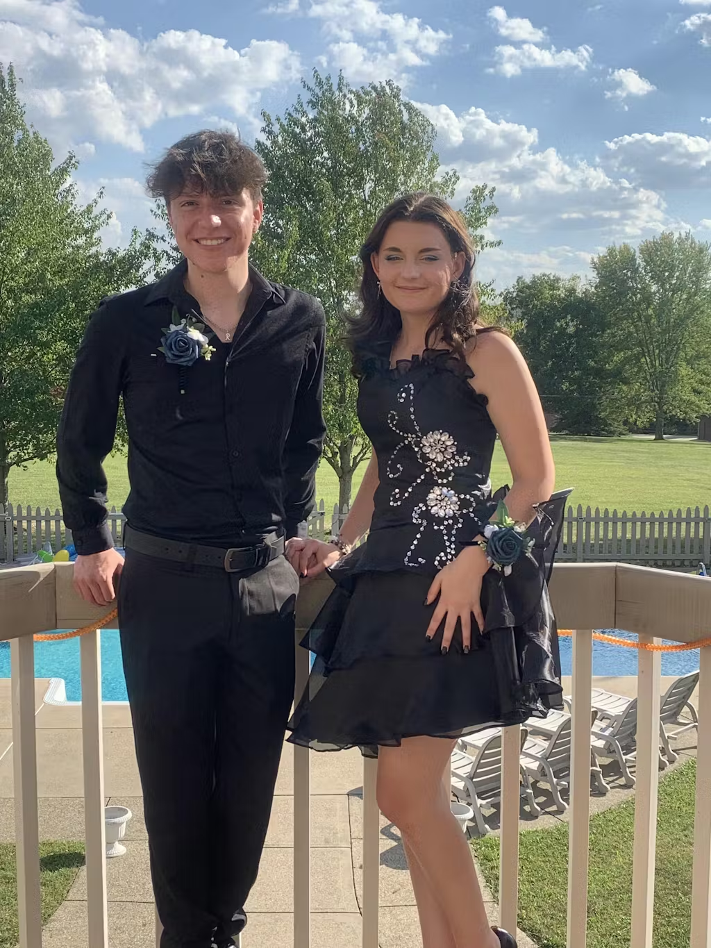 Black Chiffon Beaded Mini Satin Short Prom Dress Homecoming Dress  SH1022