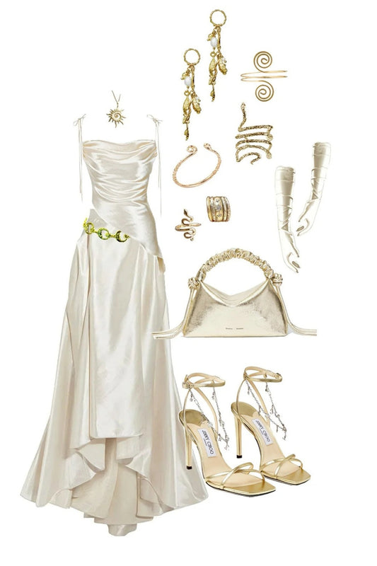 amakanas-Fashionable Long Satin Dress gh6125