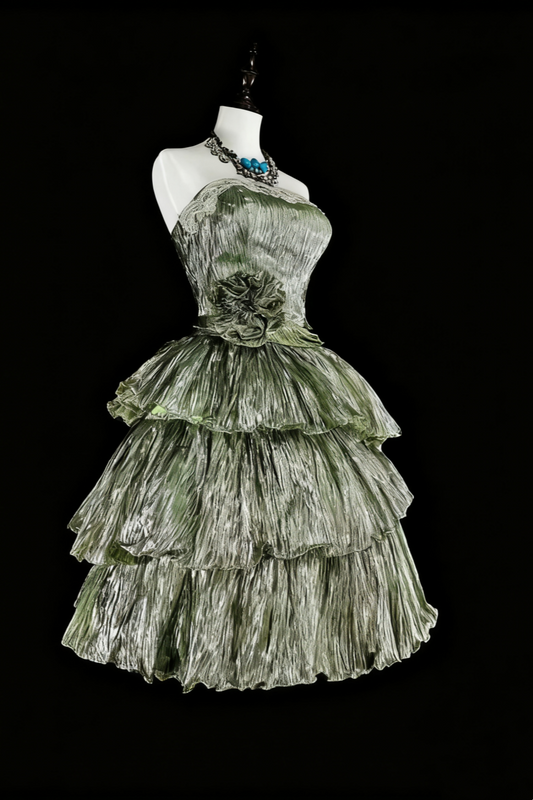 amakanas-Birthday dress, short dress, green dress, cocktail dress gh6139