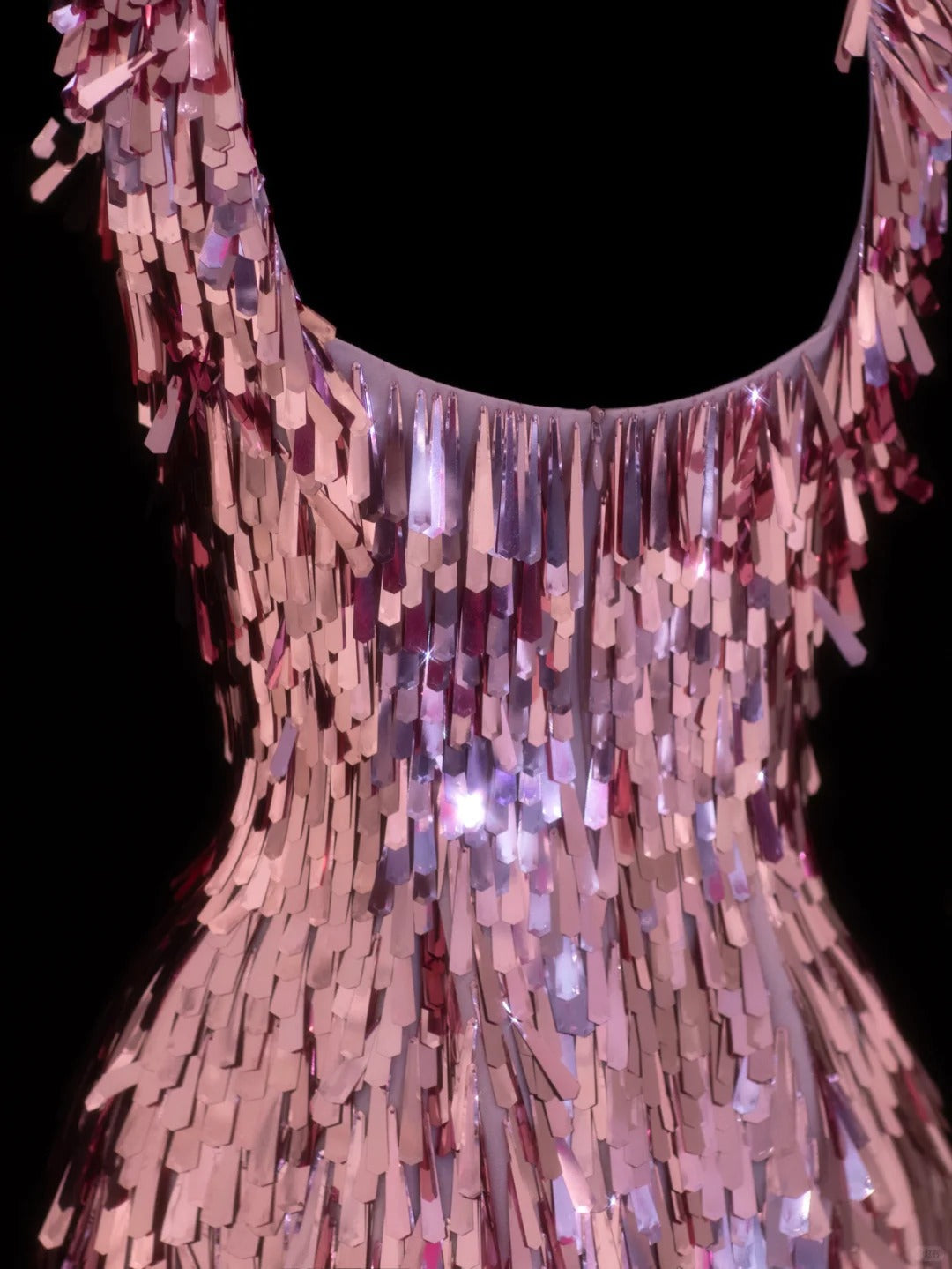 amakanas-Pink Exquisite Short Sequin Homecoming Dress Birthday Party Dress gh5378