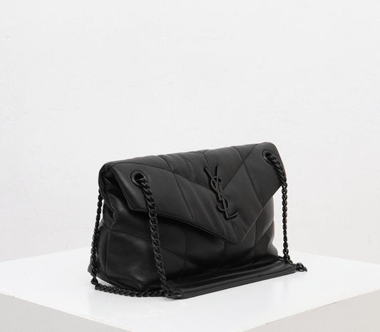 Saint Laurent Medium Loulou Puffer Quilted Chain Bag