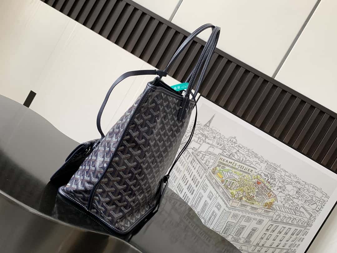 Goyard Artois Tote Coated Canvas black handbag
