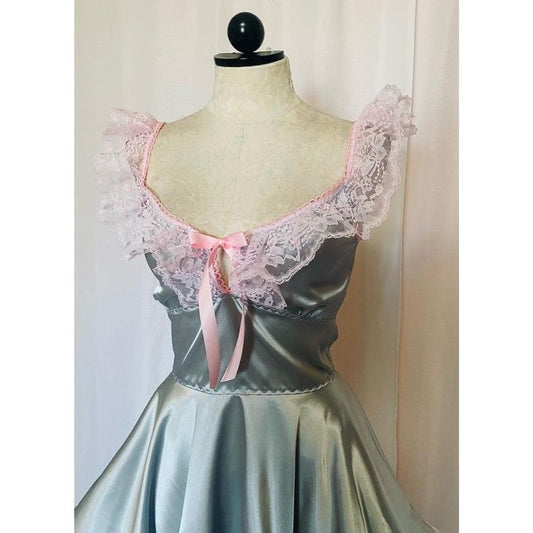 Mint Green Sweet Cute Short Satin Homecoming Dress Birthday Dress gh4628