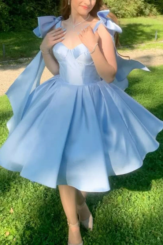 amakanas-White/blue princess color homecoming dresses tight hoco dresses Barbie Princess gh5807