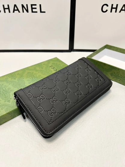 Gucci Trendy Classic Black Wallet - 20x10cm