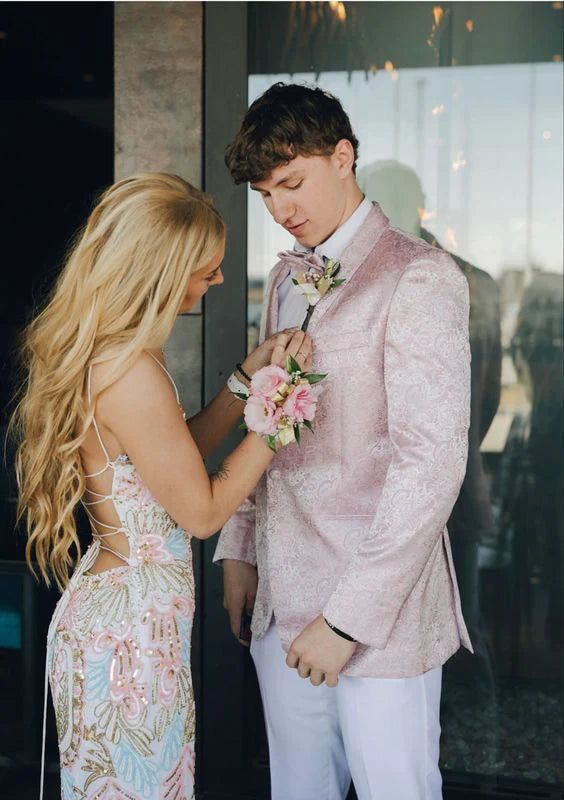 White gorgeous shiny exquisite beaded spaghetti strap sequined backless long chiffon ball gown prom dress evening gown holiday party dress gh2799