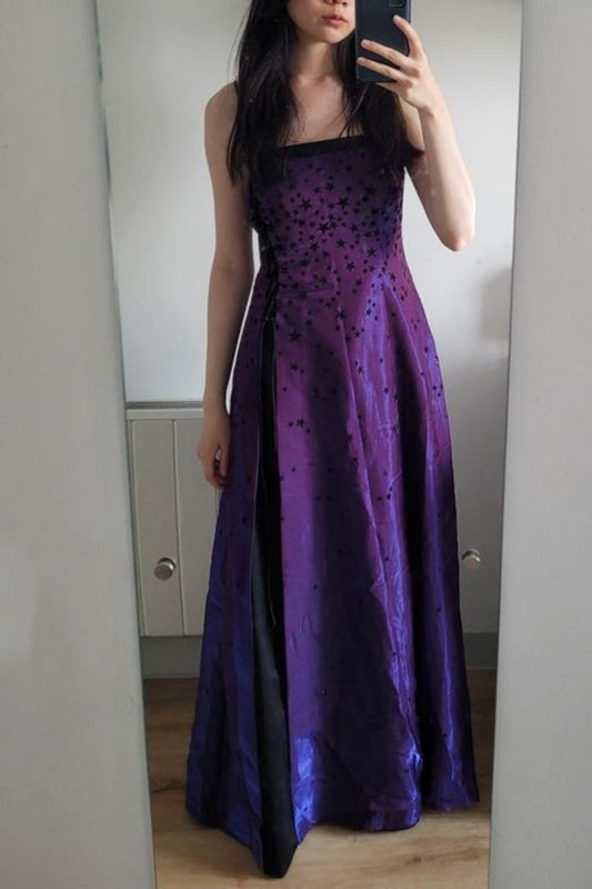 amakanas-Vintage Dress, Purple Dress, Girls' Dress gh6120